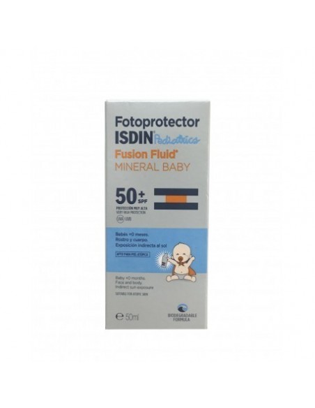 FOTOPROTECTOR FUSION FLUID 50+  MINERAL 50ML BEBES