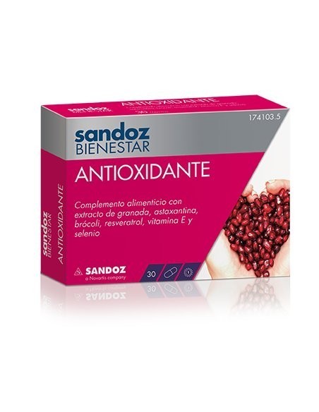 SANDOZ BIENESTAR ANTIOXIDANTE 30 CAPS