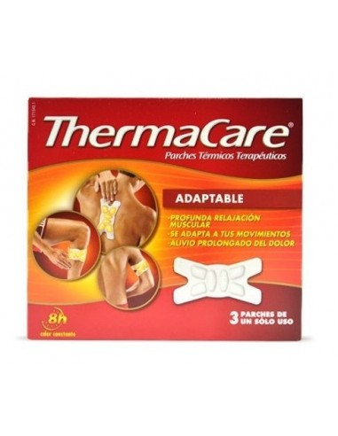 THERMACARE ADAPTABLE 3 PARCHES TERMICOS