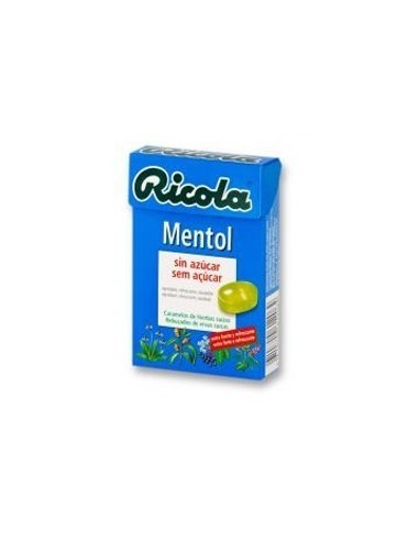 RICOLA CARAMELOS S/A MENTOL 50 gr