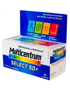 MULTICENTRUM SELECT 50+ 90 COMPRIMIDOS