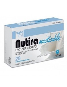 NUTIRA LACTASA 4500 FCC 28 COMP MASTICABLES