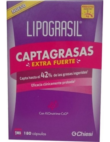 LIPOGRASIL CAPTAGRASAS E FUERTE 180 CAP